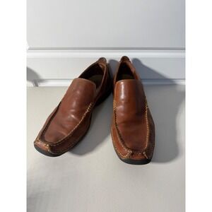 Cole Haan Mens Brown Leather Loafer Shoes Driving Moccasins Size 8.5 M